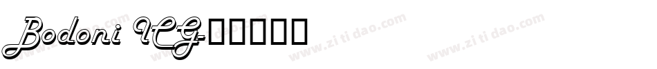 Bodoni ICG字体转换